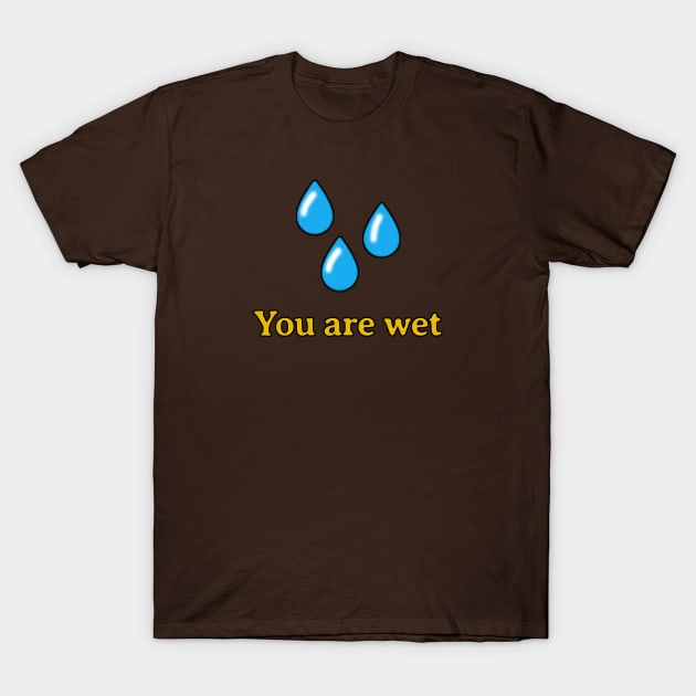 Valheim You Are Wet T-Shirt by StebopDesigns